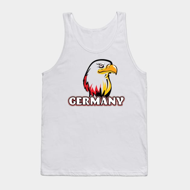 Germany Golden Eagle Tank Top by nickemporium1